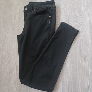 Silver Jeans Co Pants Womens 29x29 Black Chino Western Black Suki Super Skinny